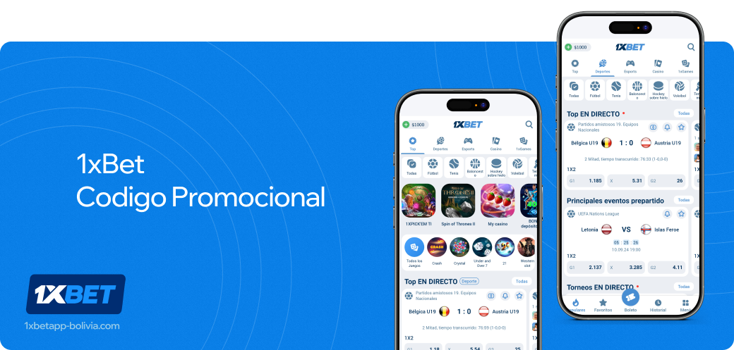 1xbet betapk Bolivia Codigo Promocional